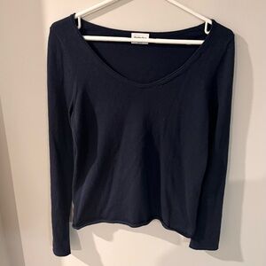 Sunday Best V-Neck Navy Sweater